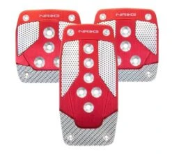 NRG Red Aluminum Sport Pedals Part Number: PDL-400RD