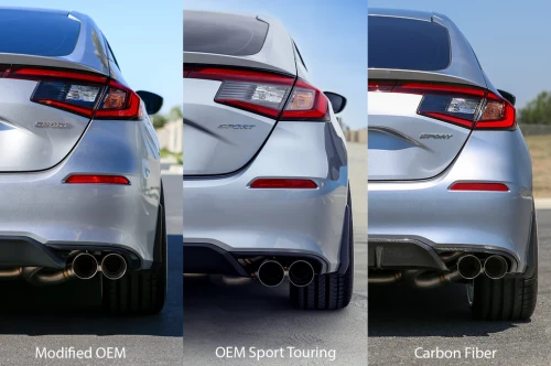 Remark 22-24 Civic Sport Hatchback 2.0L Sports Touring Link Loop Catback Exhaust With Burnt Tips Part Number: RK-C4063H-10T 10 Remark 22-24 Civic Sport Hatchback 2.0L Sports Touring Link Loop Catback Exhaust With Burnt Tips Part Number: RK-C4063H-10T - Image 8