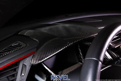 Revel 16-18 Civic Dry Carbon Center Dash Cover Part Number: 1TR4GT0AH05 4 Revel 16-18 Civic Dry Carbon Center Dash Cover Part Number: 1TR4GT0AH05 - Image 2