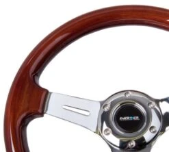 NRG Classic Woodgrain Chrome Spoke 330mm Steering Wheel Part Number: ST-015-1CH 8 NRG Classic Woodgrain Chrome Spoke 330mm Steering Wheel Part Number: ST-015-1CH -K Series Parts Shop ST 015 1CH 1 500x449