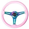 NRG Pink 350mm Woodgrain Steering Wheel Part Number: ST-015MC-PK -K Series Parts Shop ST 015MC PK 2 500x449