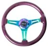 NRG Purple 350mm Woodgrain Steering Wheel Part Number: ST-015MC-PP -K Series Parts Shop ST 015MC PP 2 500x449