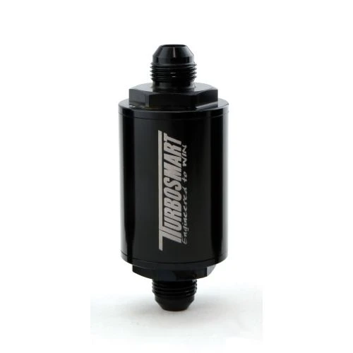 Turbosmart FPR Billet Inline Fuel Filter 1.75in OD 3.825in Length AN-8 Male Inlet - Black Part Number: TS-0402-1131 3 Turbosmart FPR Billet Inline Fuel Filter 1.75in OD 3.825in Length AN-8 Male Inlet - Black Part Number: TS-0402-1131