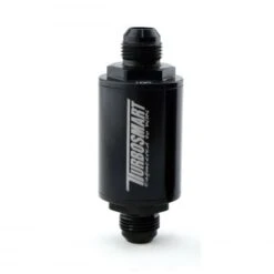 Turbosmart FPR Billet Inline Fuel Filter 1.75in OD 3.825in Length AN-10 Male Inlet - Black Part Number: TS-0402-1132
