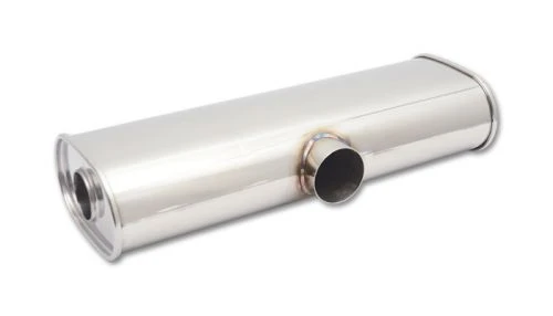 Vibrant Performance Silver 3" STREETPOWER Oval Universal Muffler Part Number: 10632 3 Vibrant Performance Silver 3" STREETPOWER Oval Universal Muffler Part Number: 10632