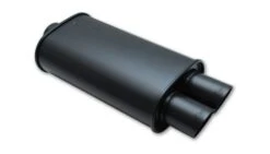 Vibrant Performance 3" Universal Flat Black Dual Tip Muffler Part Number: 1149