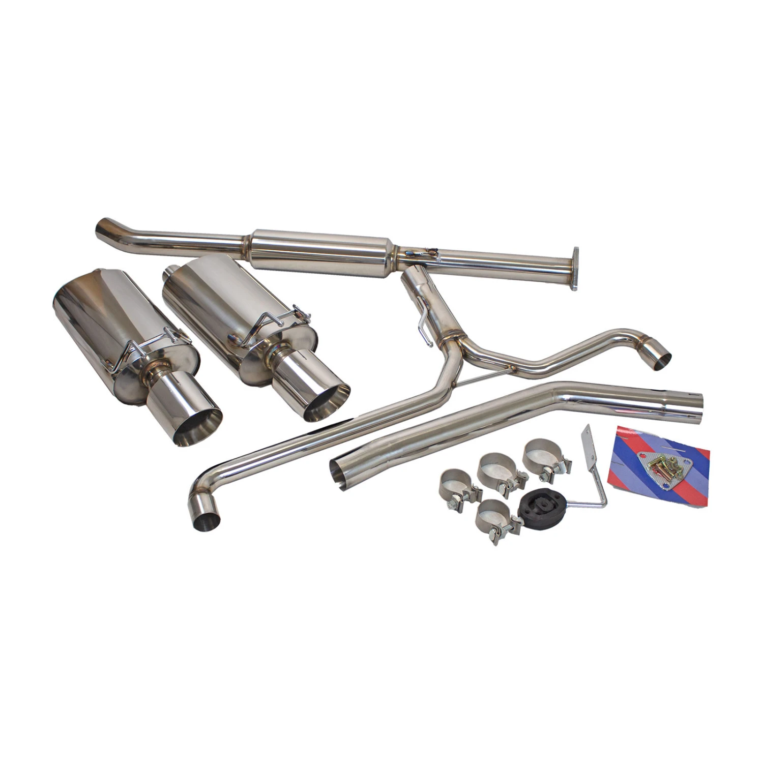 Rev9Power 13-17 Accord Sedan 2.4L FlowMaxx Stainless Dual Cat-Back Exhaust Part Number: CB-031 3 Rev9Power 13-17 Accord Sedan 2.4L FlowMaxx Stainless Dual Cat-Back Exhaust Part Number: CB-031