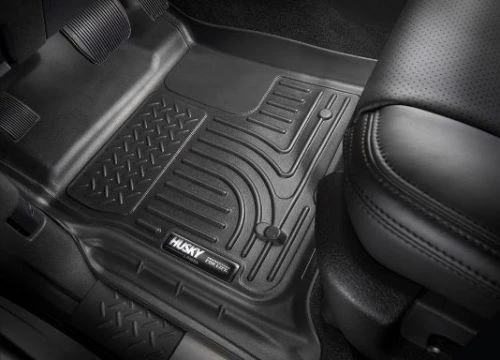 Husky 17-19 Ridgeline Black Front WeatherBeater Floor Liners Part Number: 18431 5 Husky 17-19 Ridgeline Black Front WeatherBeater Floor Liners Part Number: 18431 - Image 3