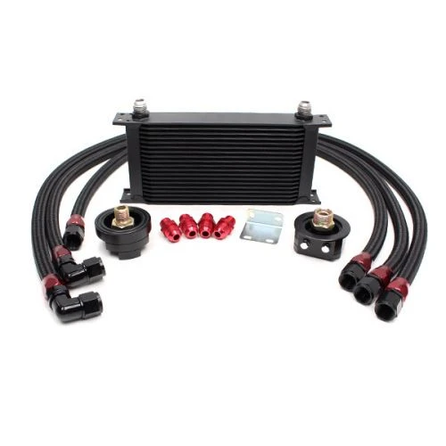Rev9Power Universal 19 Row Oil Cooler Kit With Oil Filter Relocation Kit Part Number: OCK-1094 3 Rev9Power Universal 19 Row Oil Cooler Kit With Oil Filter Relocation Kit Part Number: OCK-1094